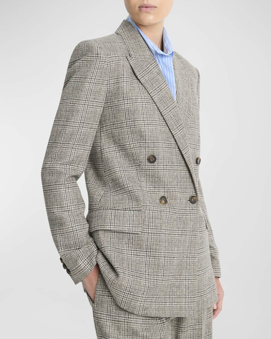 Plaid Wool Blend Blazer main image 0