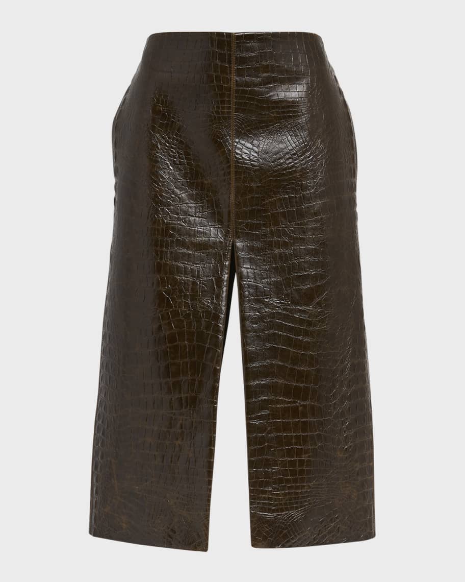 【送料&関税込】Stella McCartney Front-slit Midi Skirt Stella McCartney front-slit Midi Skirt | Black | FARFETCH GE