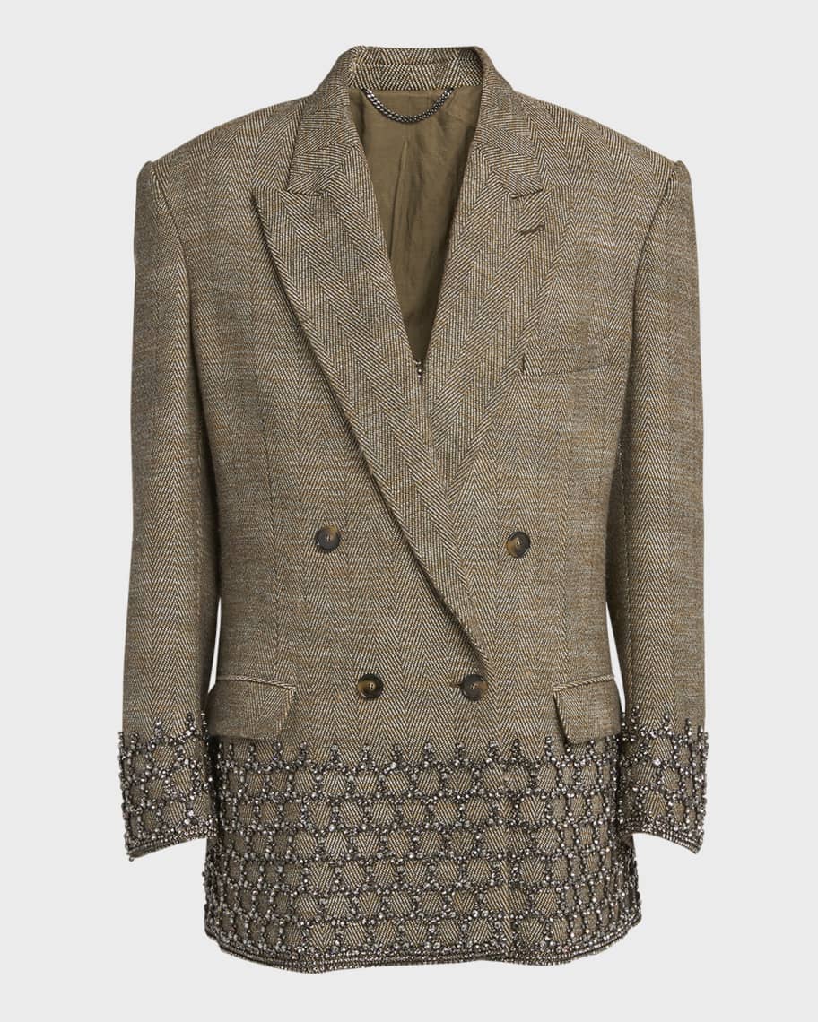 ジャケット Stella McCartney Single-breasted jacket in jazzberry wool Stella McCartney Women's Single-breasted Jacket In Jazzberry