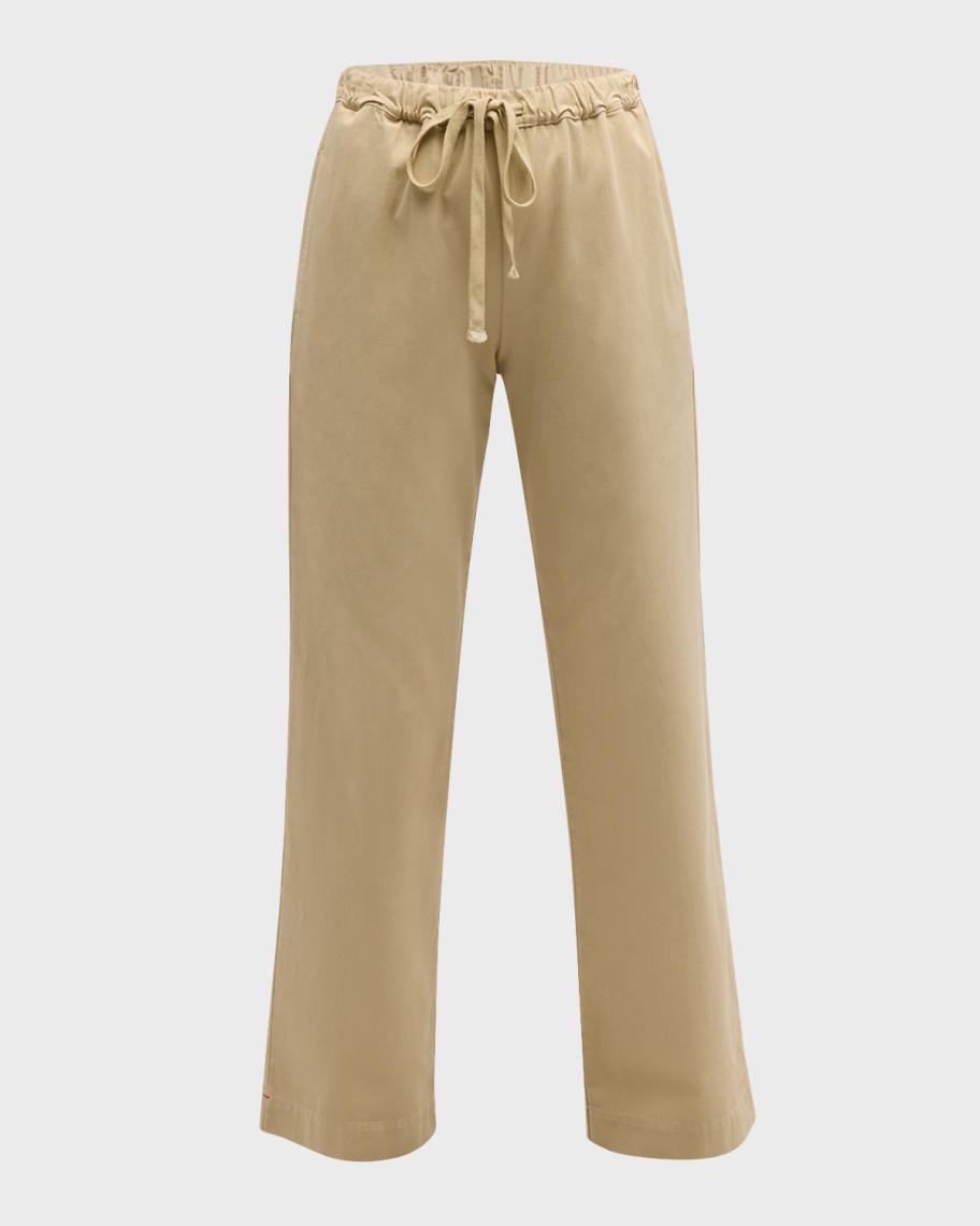 Xirena Dash Straight-Leg Cotton Twill Pants | Neiman Marcus