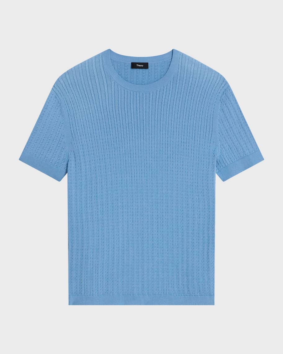 トップス vallan/Airy Cable Knit Logo Tee TH_O0484702_1S0_0?$TH-pdp-desktop$