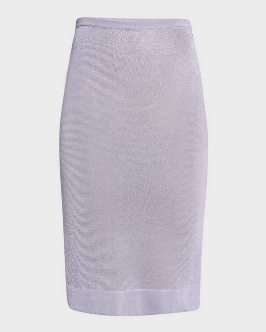 【Saint Laurent】Saint Laurent Sheer Knit Pencil Skirt Saint Laurent Sheer Knit Pencil Skirt | Neiman Marcus
