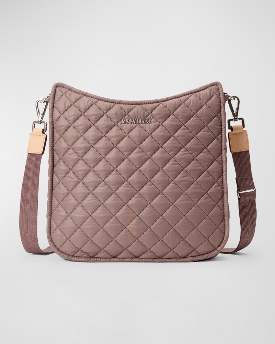MZ WALLACE Box Quilted Nylon Crossbody Bag | Neiman Marcus