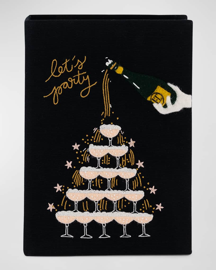 Olympia Le-Tan Let's Party Book Clutch Bag | Neiman Marcus