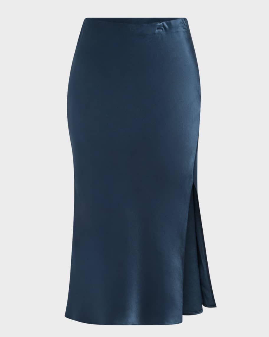 Rails Cherry Satin Skirt