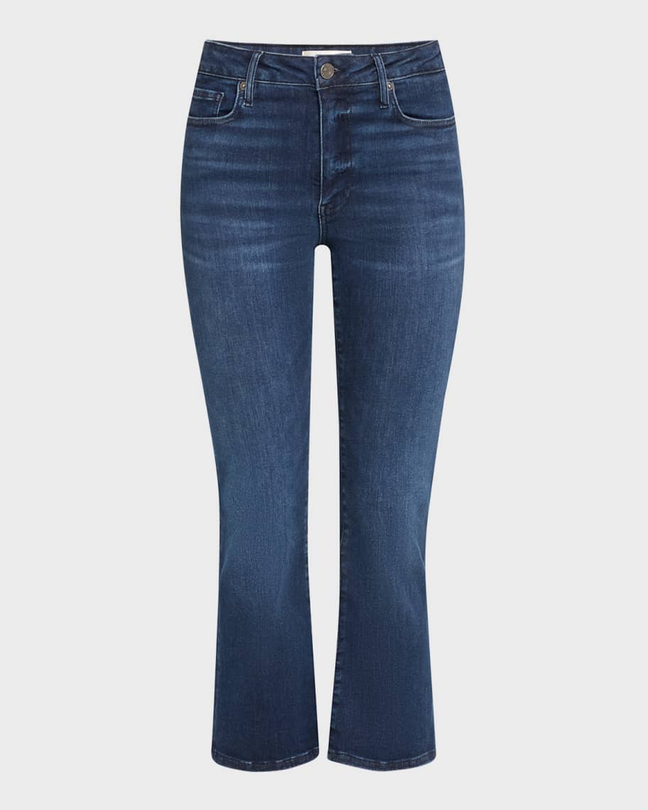 【関税込み】FRAME ブラック Le Crop Mini Boot ジーンズ FRAME Le Crop Mini Boot Jeans | Neiman Marcus