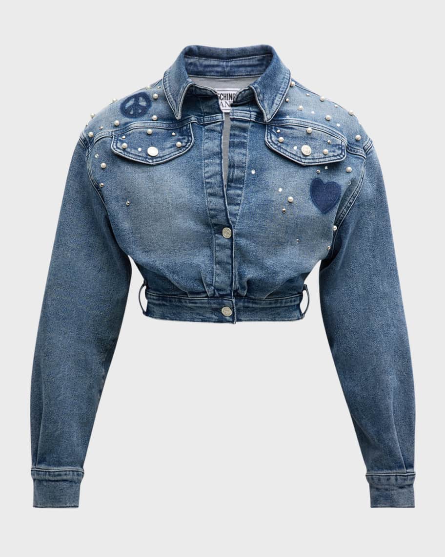 MOSCHINO JEANS スウェードジャケット 総柄 XL MOSCHINO JEANS スウェードジャケット 総柄 XLオンライン シ