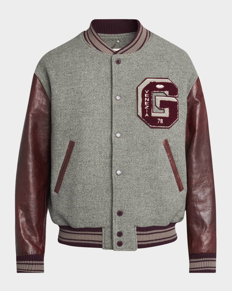 Golden Goose Men's Journey Knit Varsity Bomber Jacket
