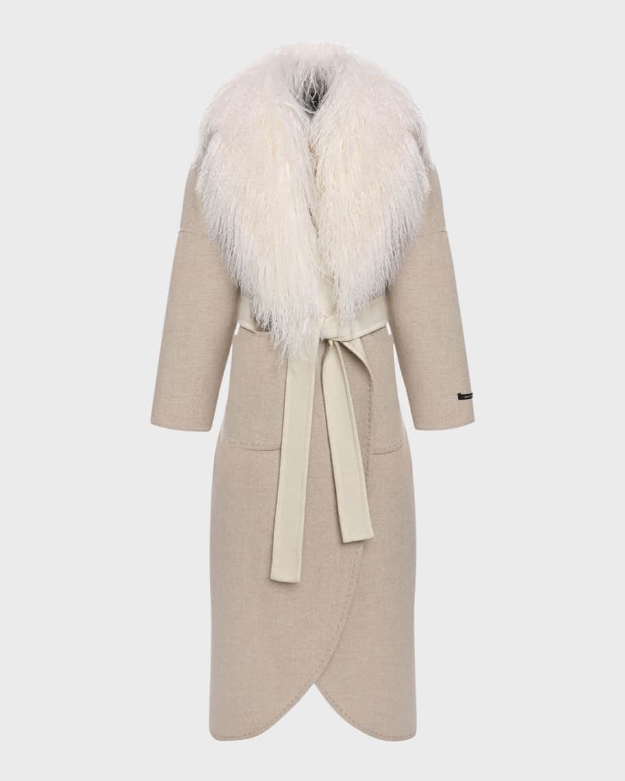DEPOUND★韓国大人気 cashmere wool leather point muffler_3色 depound(デパウンド) マフラー・ストール(レディース) - 海外