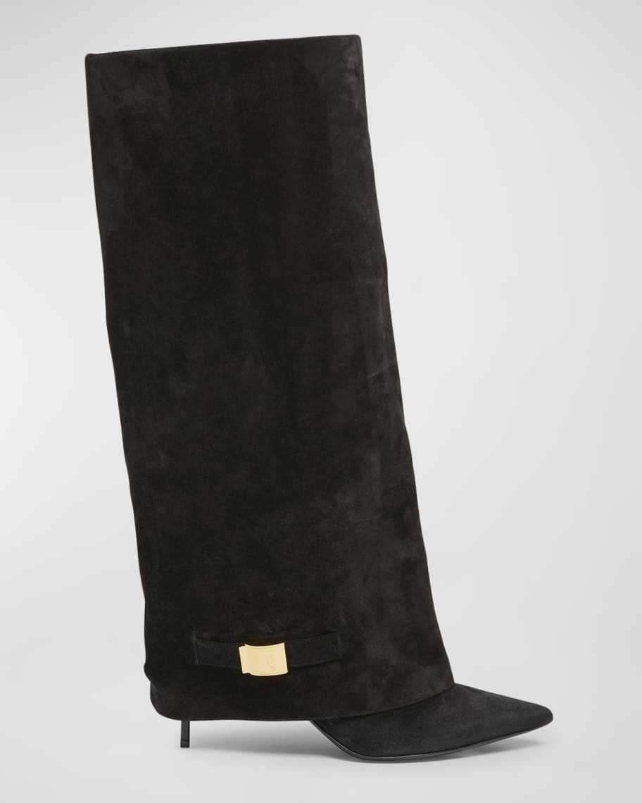 Balmain knee high boots sale
