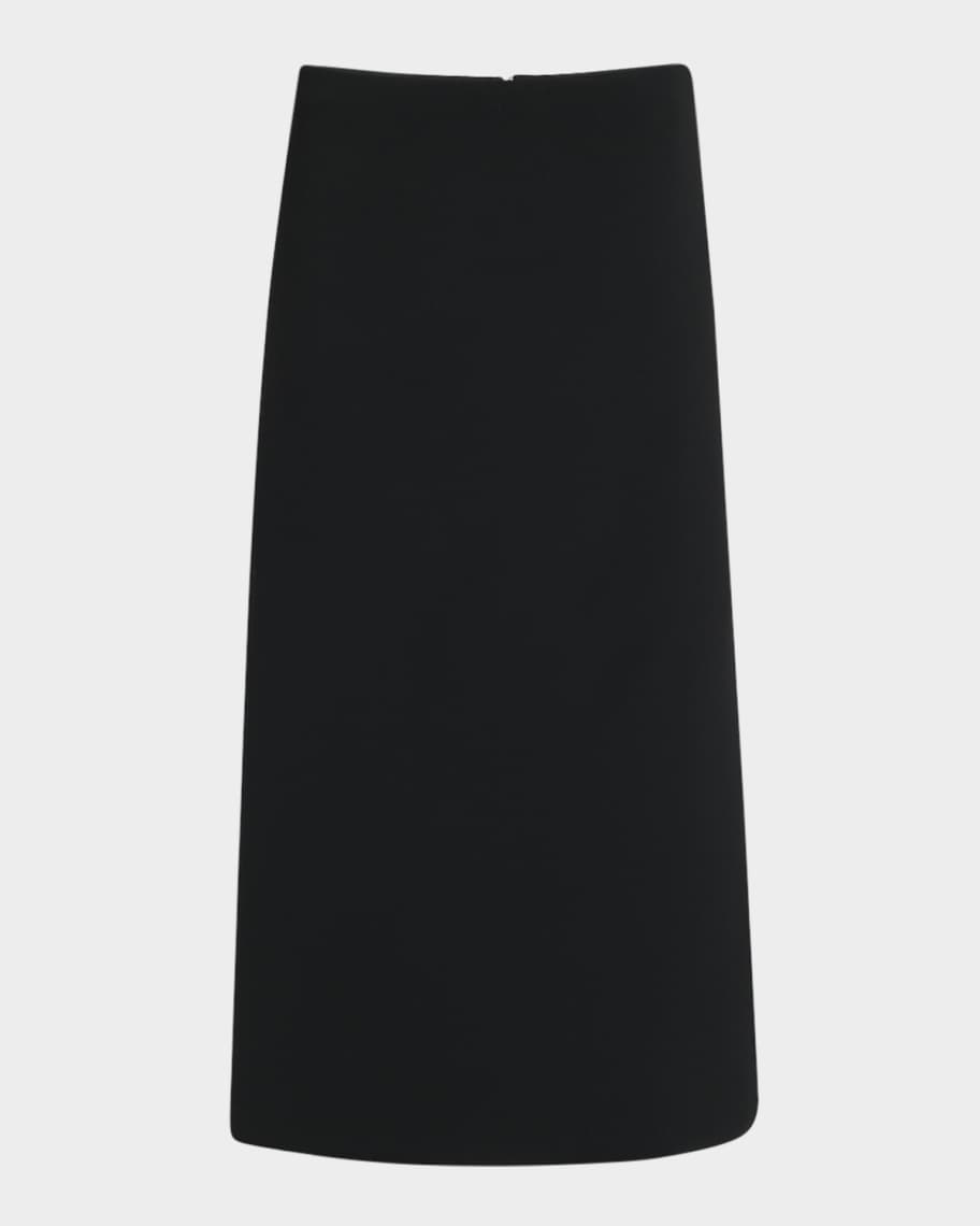 スカート Courreges Black Denim Midi Skirt Ground Zero Panelled Denim Midi Skirt | Black | FARFETCH
