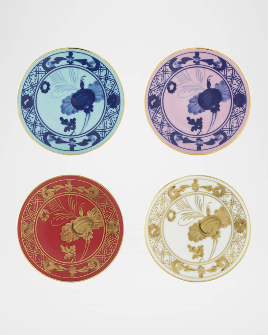 GINORI 1735 Oriente Italiano Assorted Coasters, Set of 4