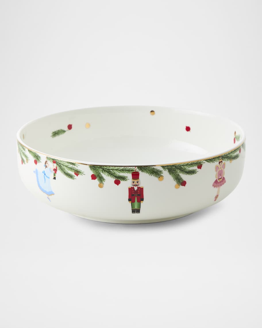 Neiman Marcus Nutcracker Serving Bowl, 11.8"
