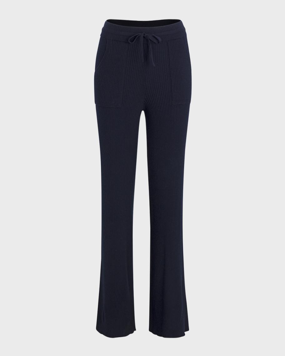 Splendid Georgie Rib-Knit Sweatpants | Neiman Marcus