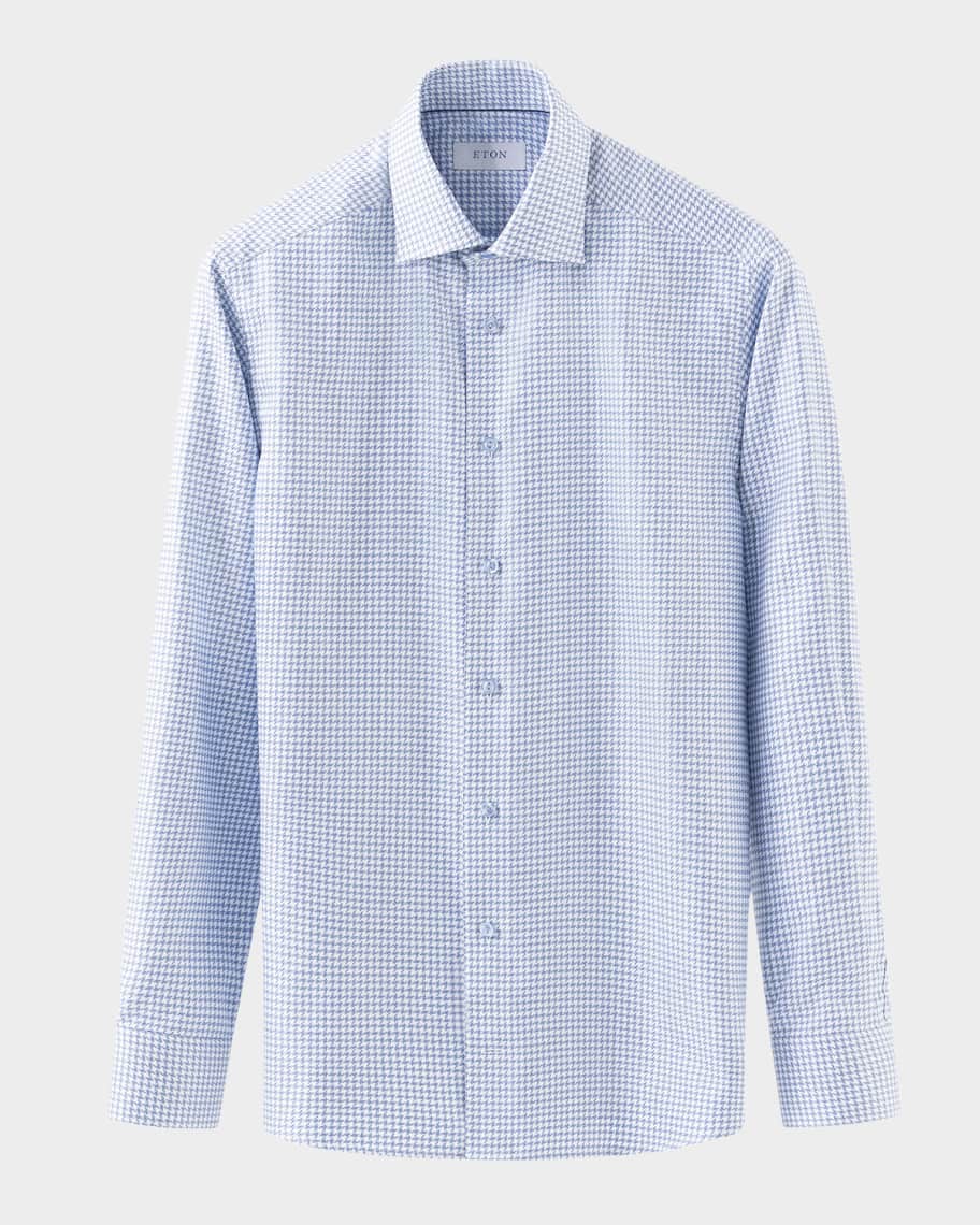green emerald velvet dress White Floral Effect Contrast Signature Twill Slim Fit Shirt