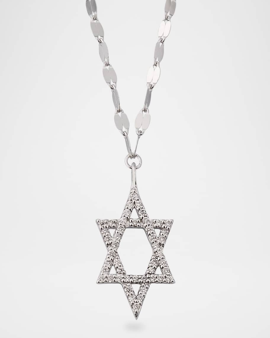 LANA Flawless Star of David Pendant Necklace with Jump Ring