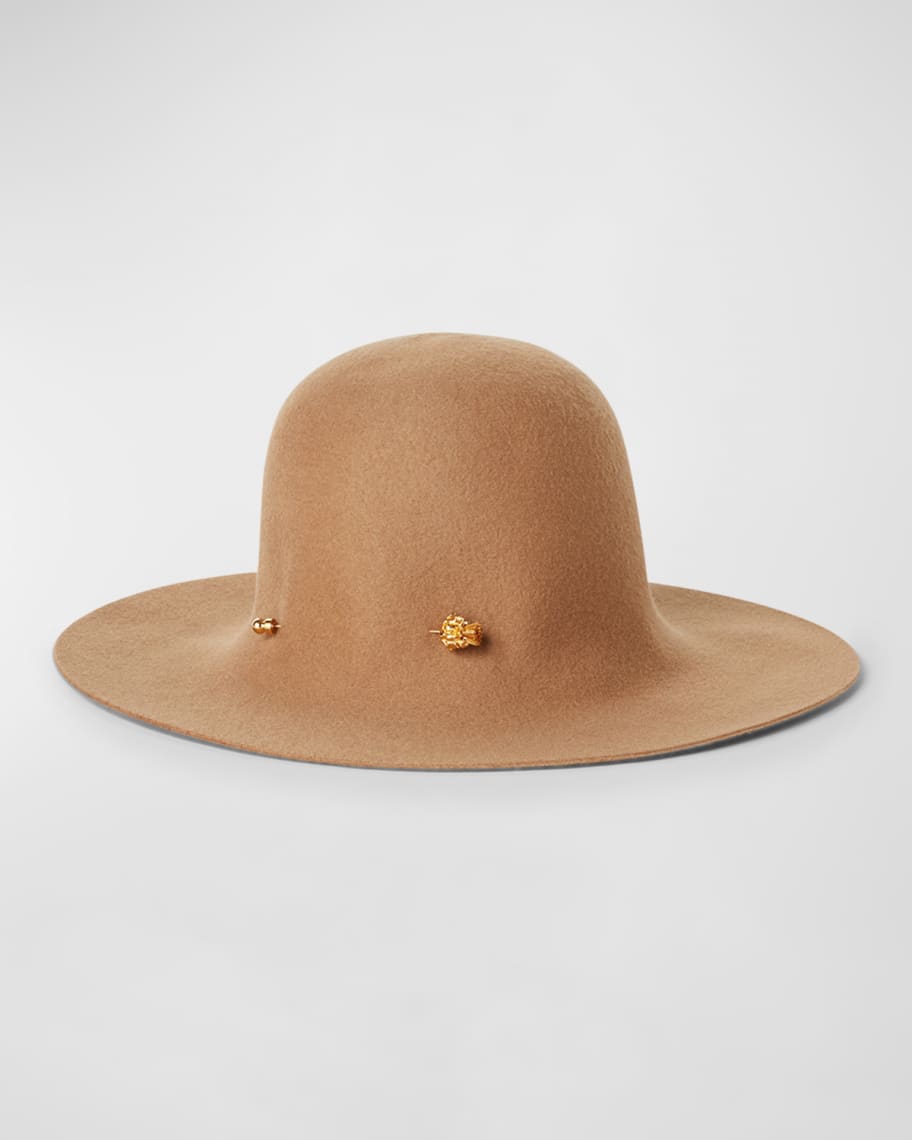 Loro Piana Evelyn Cashmere Felt Hat | Neiman Marcus