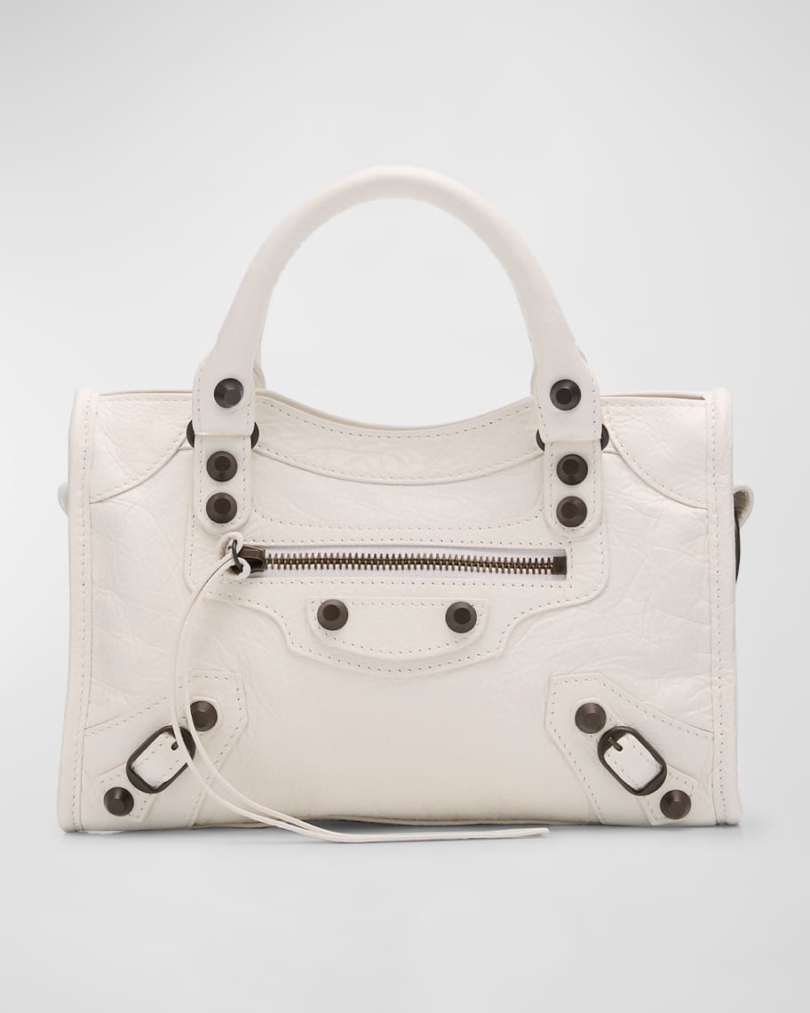 Balenciaga Le City Mini Leather Top-Handle Bag | Neiman Marcus