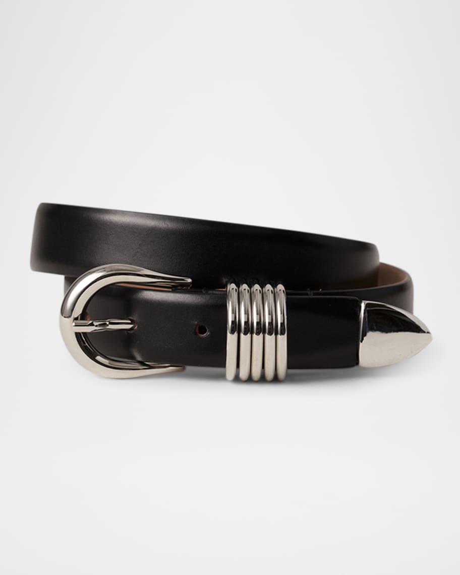 Dehanche Hollyhock Leather Belt | Neiman Marcus
