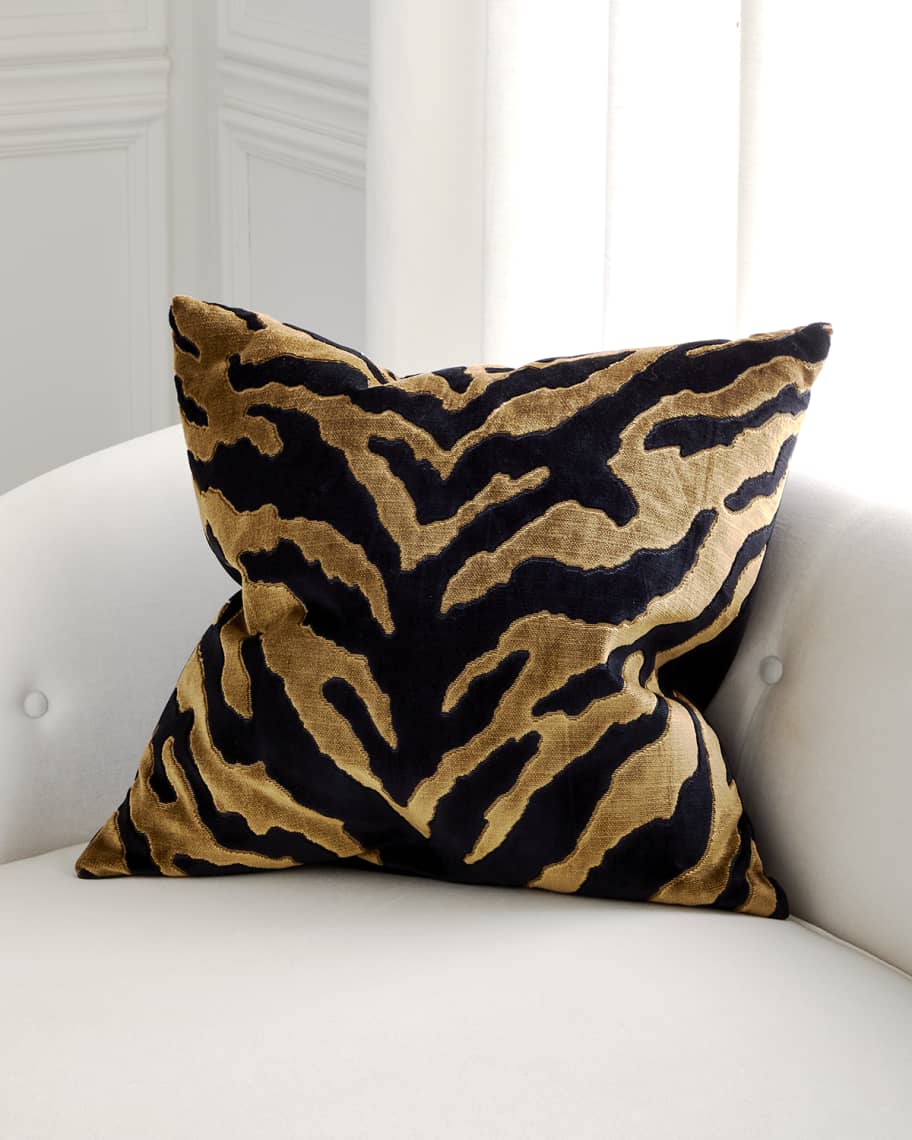 D.V. KAP Home Zoolander Tiger-Print Decorative Pillow, 24