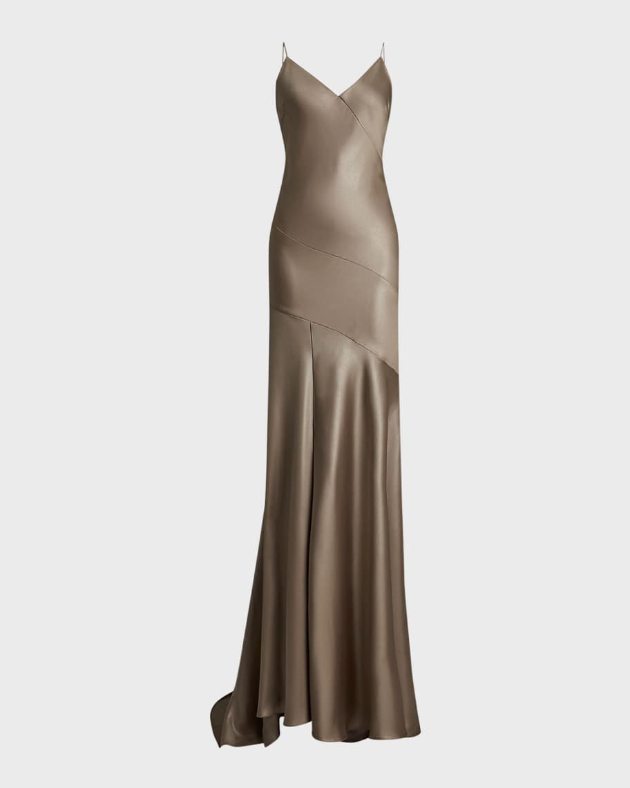 【送料&関税込】Ralph Lauren Ilianne Sleeveless Evening Dres Ralph Lauren Collection Cay Satin Sleeveless Evening Dress