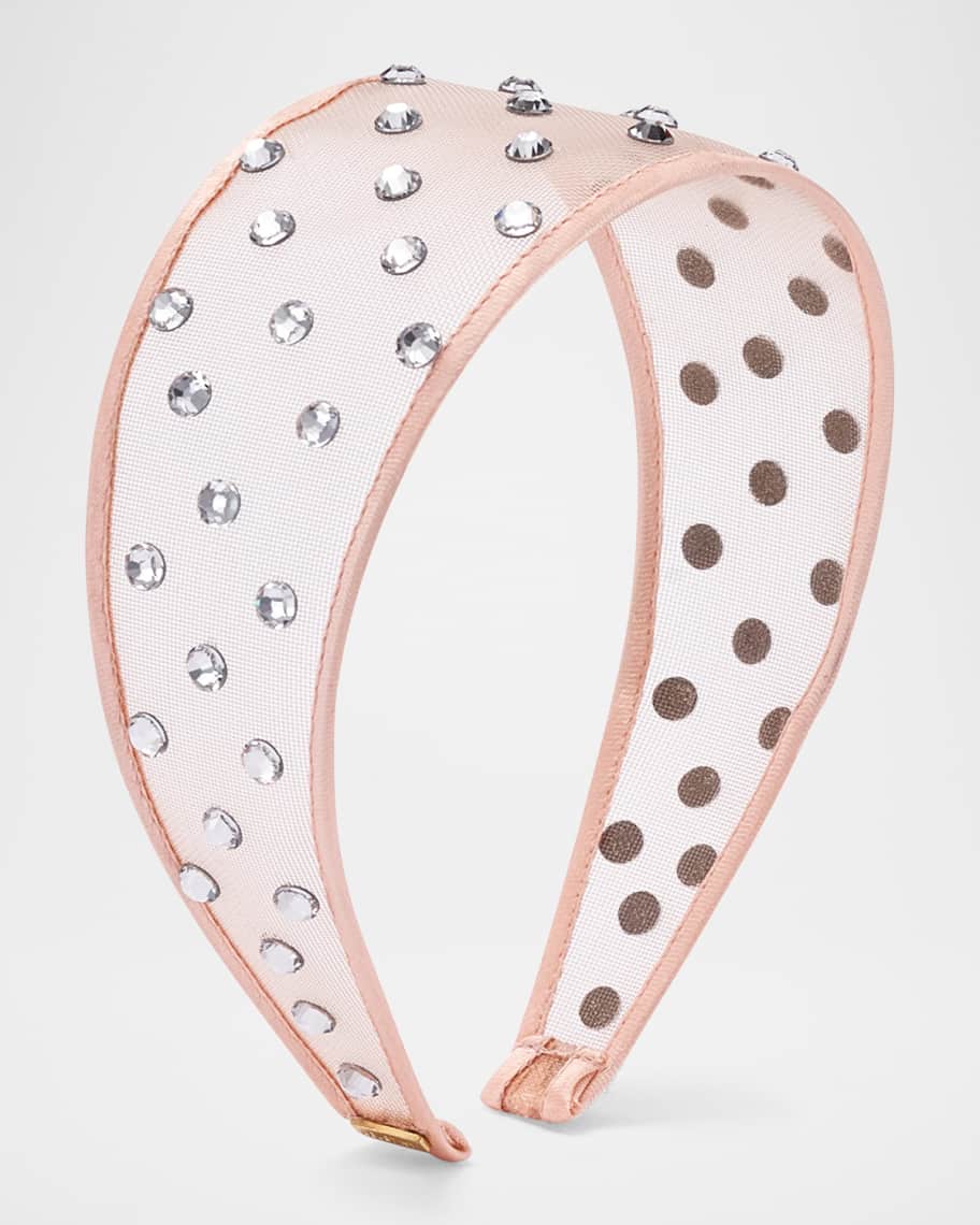 Lelet Ny Giselle Sheer Embellished Headband | Neiman Marcus