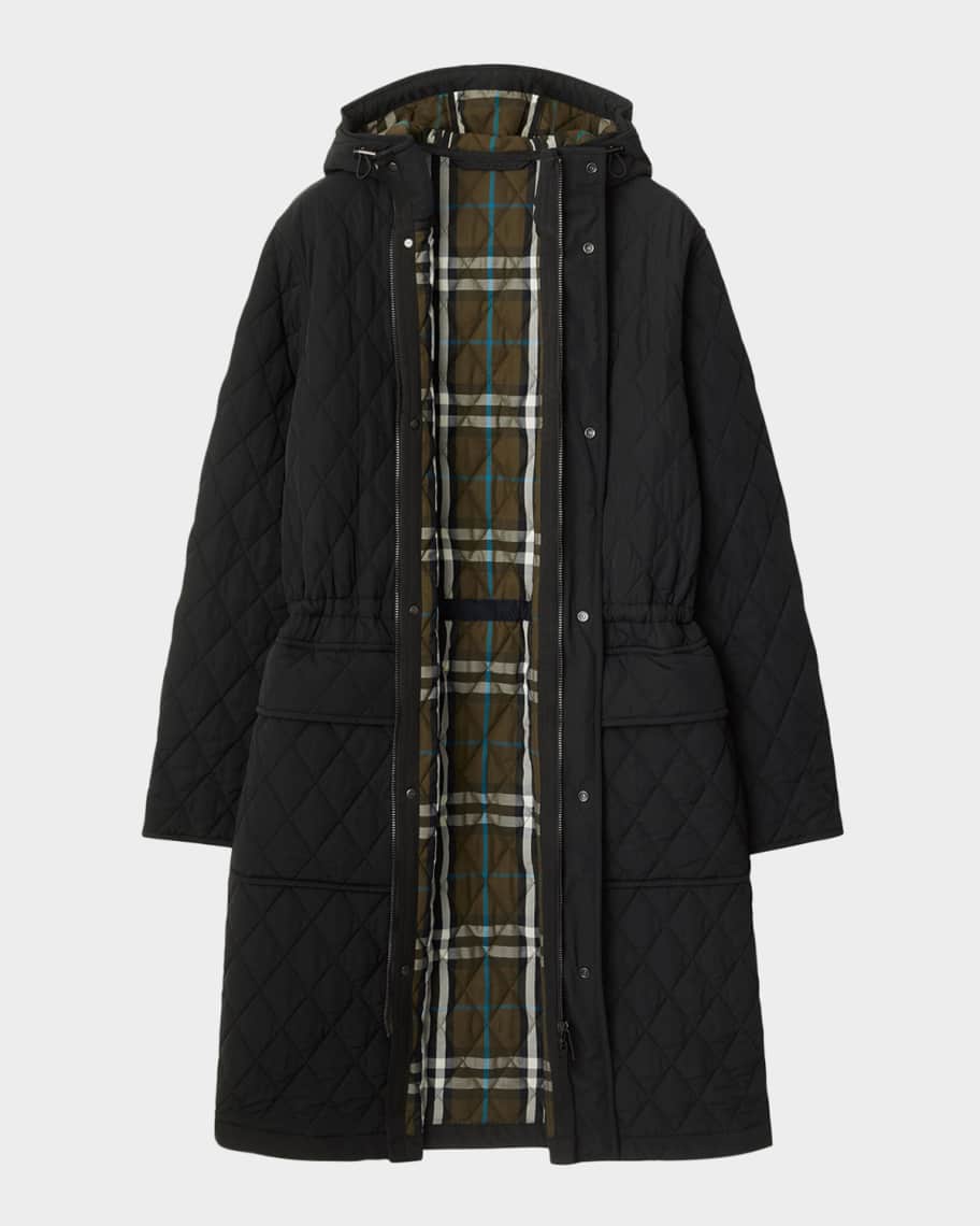 BURBERRY 黒 フード付きパーカー L