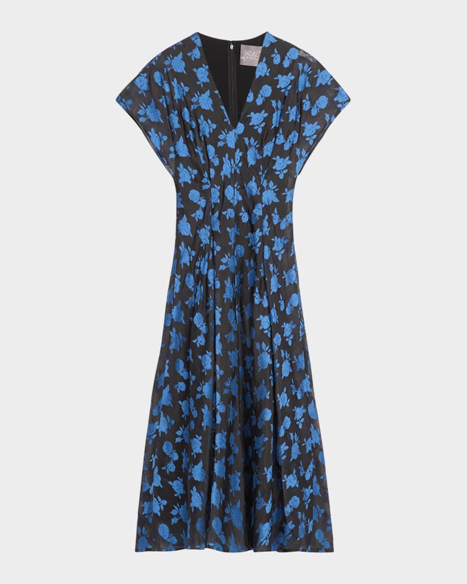 RoseMuse jacquard check dress ブルー RoseMuse jacquard check dress ブルー jacquard check dress