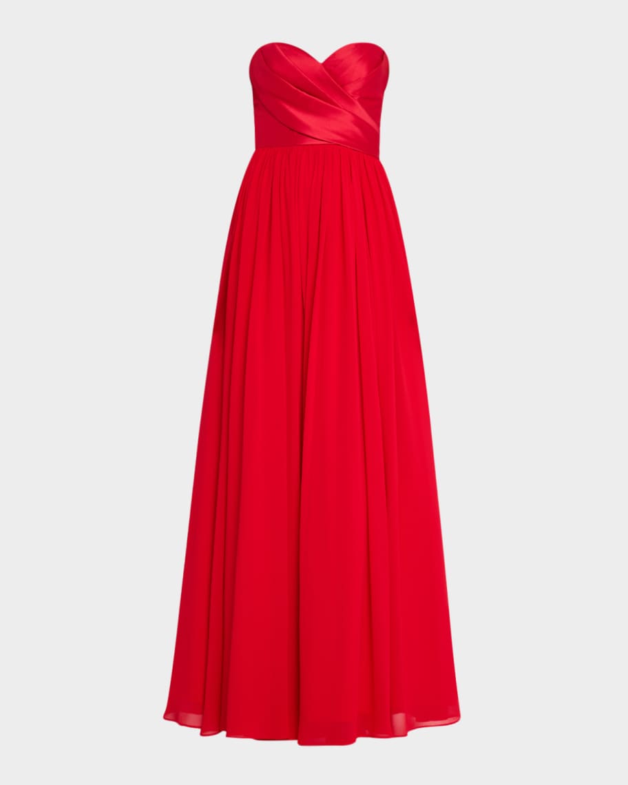 Neiman marcus red dress new arrivals