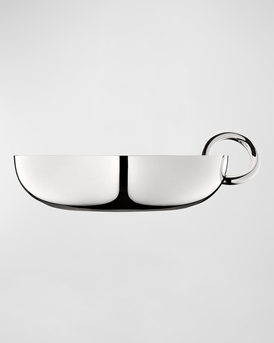 Christofle Vertigo Silver-Plated Snack/Trinket Bangle Bowl
