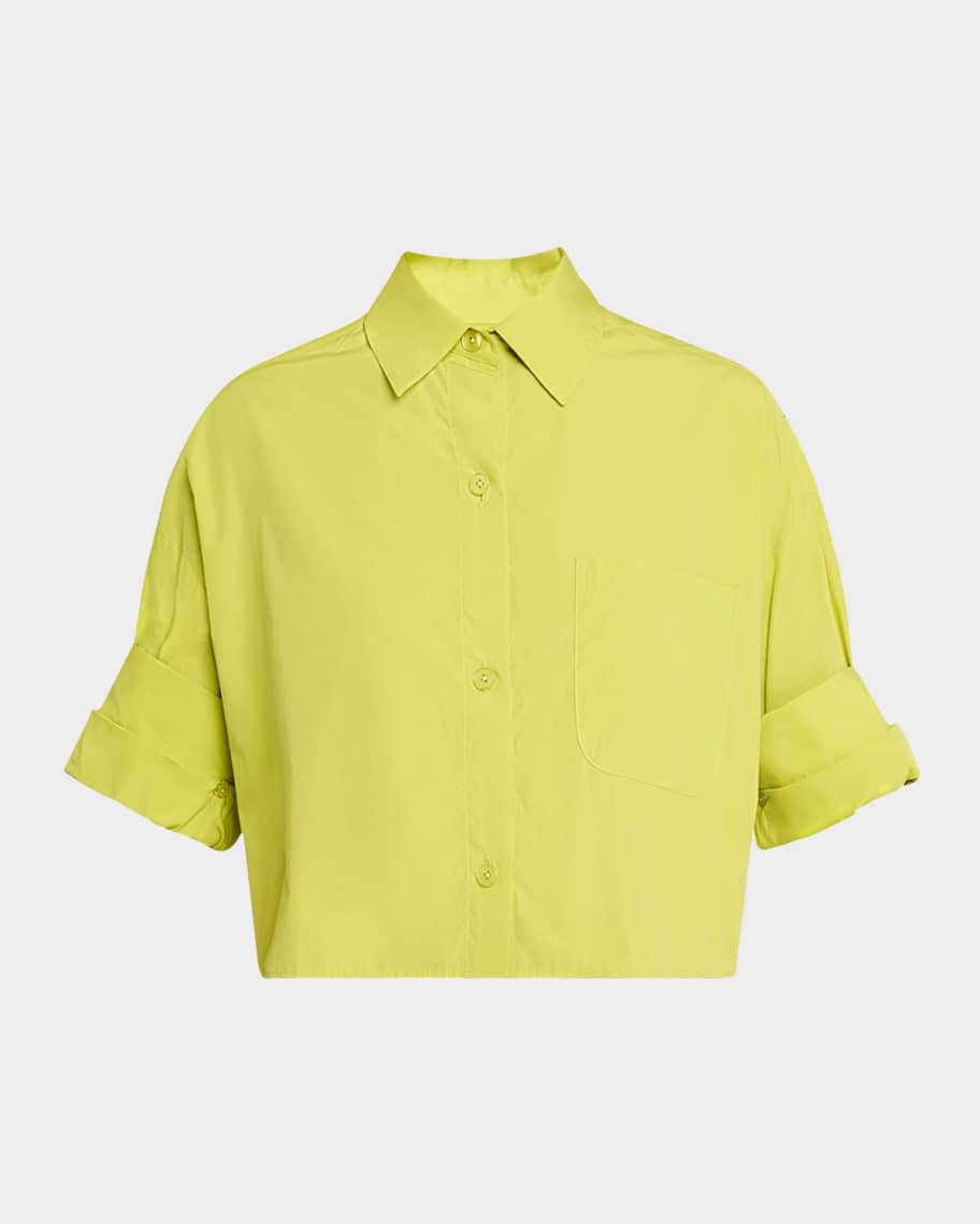 TWP Next Morning Shirt in White/Red main image 1