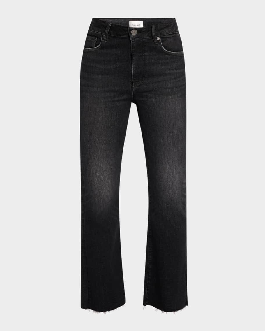 FRAME Le Crop Mini Boot Raw After Jeans | Neiman Marcus