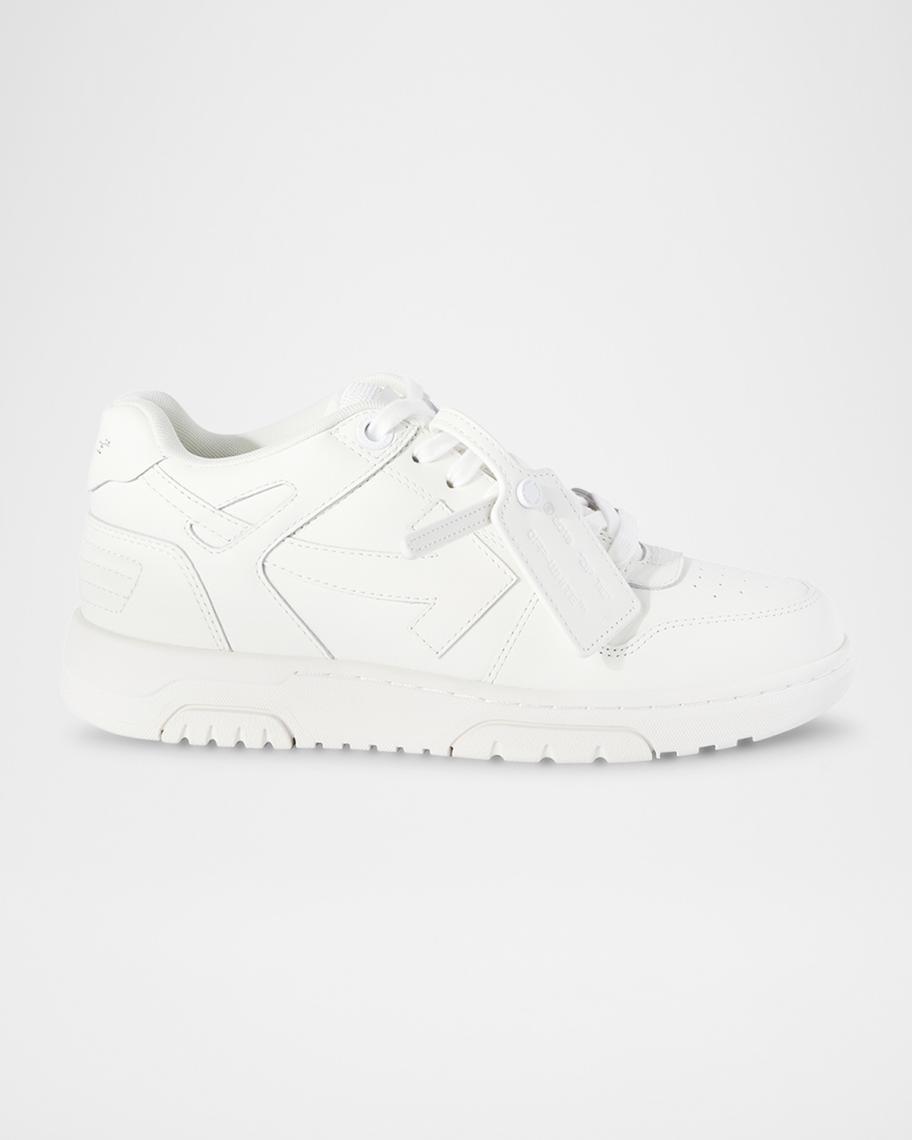 Off-White Out Of Office Tonal Leather Sneakers | Neiman Marcus