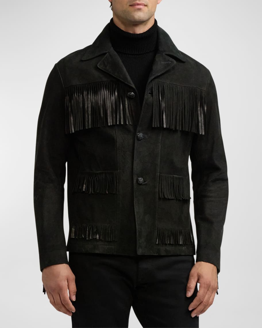 Ralph Lauren Purple Label ディアスキンレザージャケット Ralph Lauren Purple Label Men's Burnished Leather Moto Jacket