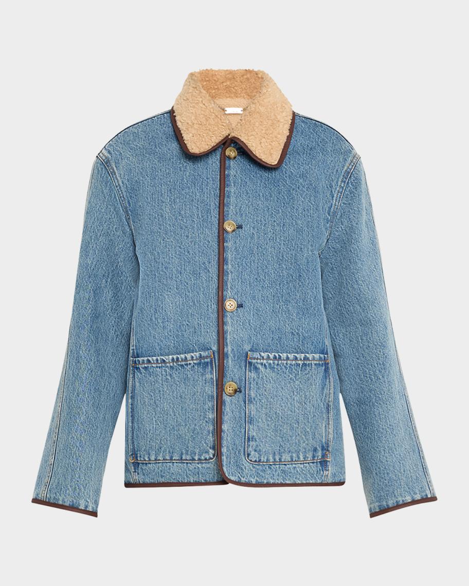 Still Here Townes Reversible Denim Jacket | Neiman Marcus