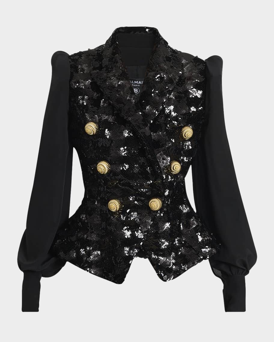 【送料&関税込】Balmain Sequinned Collared Blazer 23828142_53909071_1000.jpg