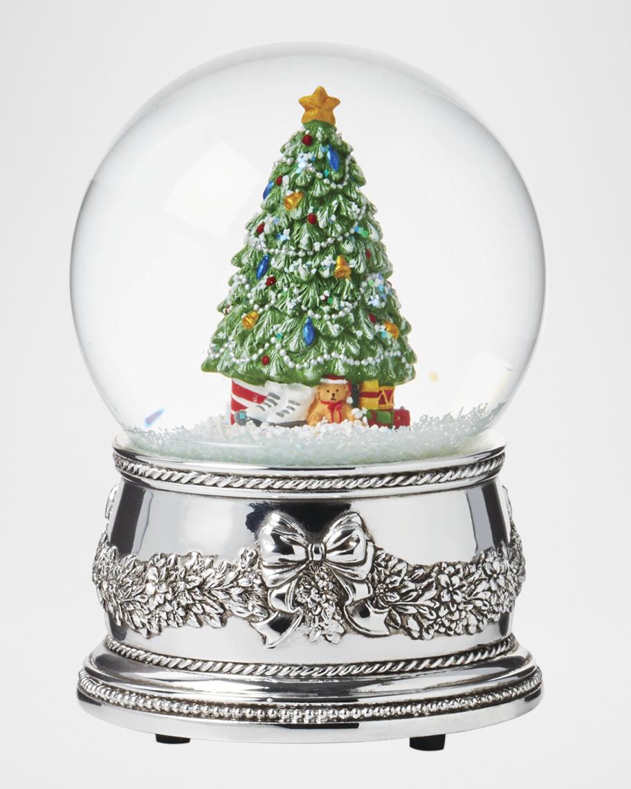 Reed & Barton Christmas Tree Snow Globe | Neiman Marcus