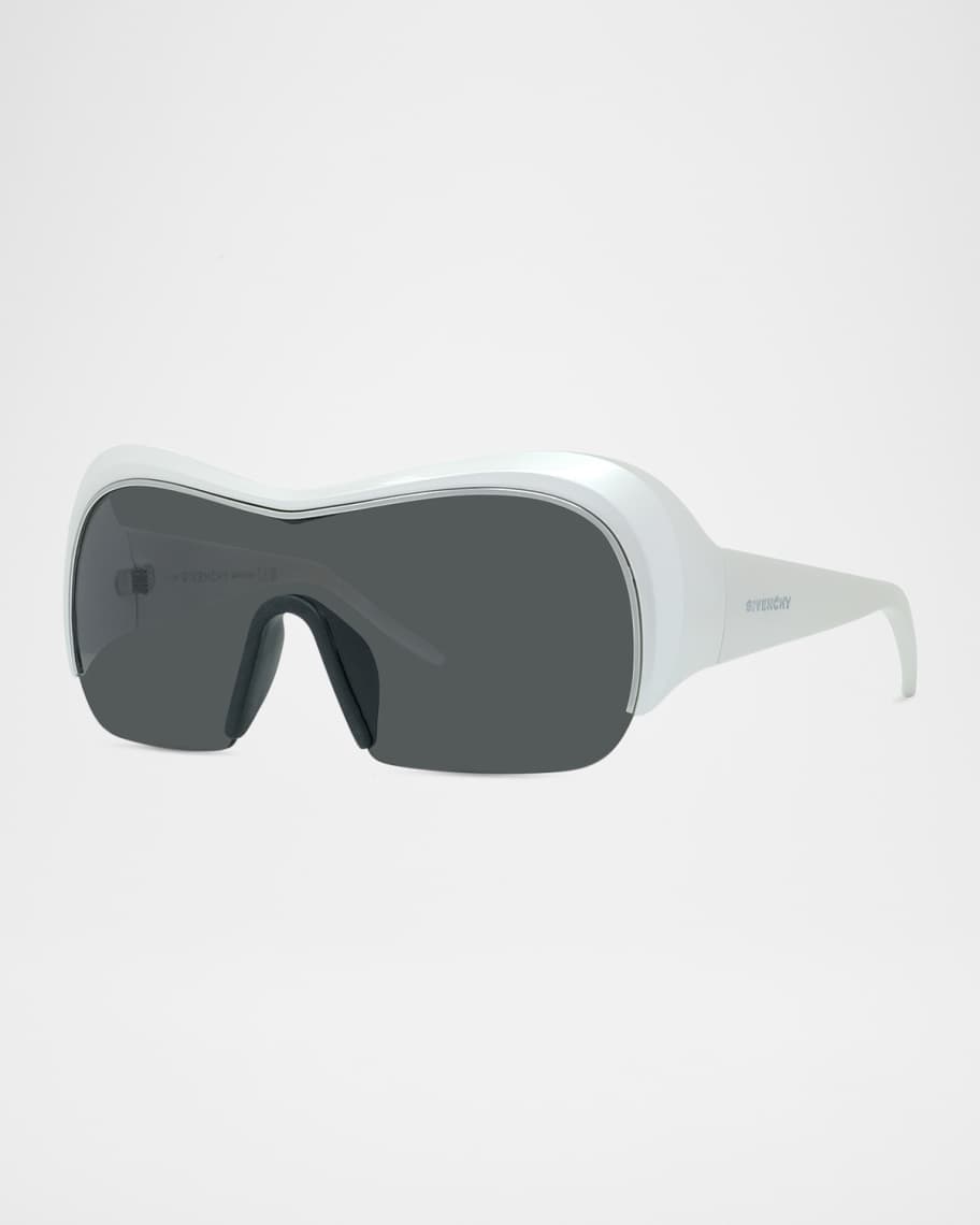 Night Bird Plastic & Nylon Shield Sunglasses 