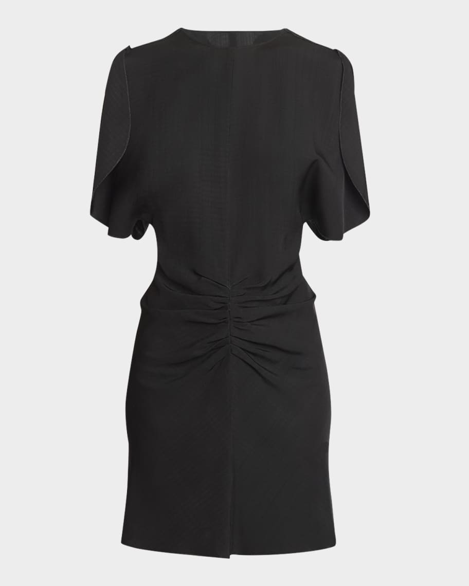 ワンピース Victoria Beckham 'Long Sleeve Ruched Mini' dress Victoria Beckham Long Sleeve Ruched Mini Dress | 1125WDR006213B