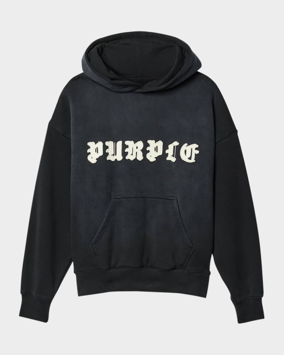 Purple Floral Amour Hoodie for Men main image 1
