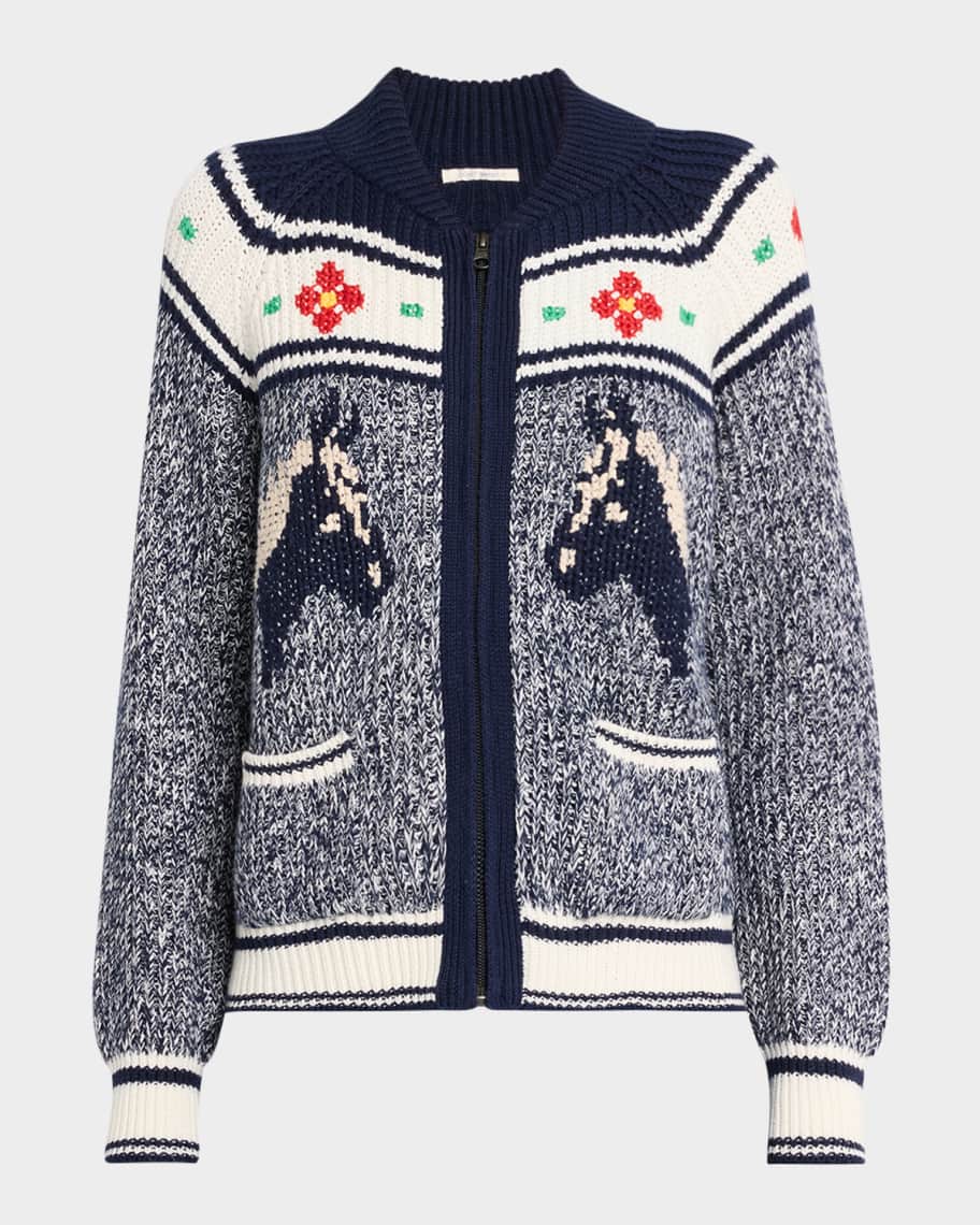 MOTHER The Try Outs Zip Cardigan | Neiman Marcus