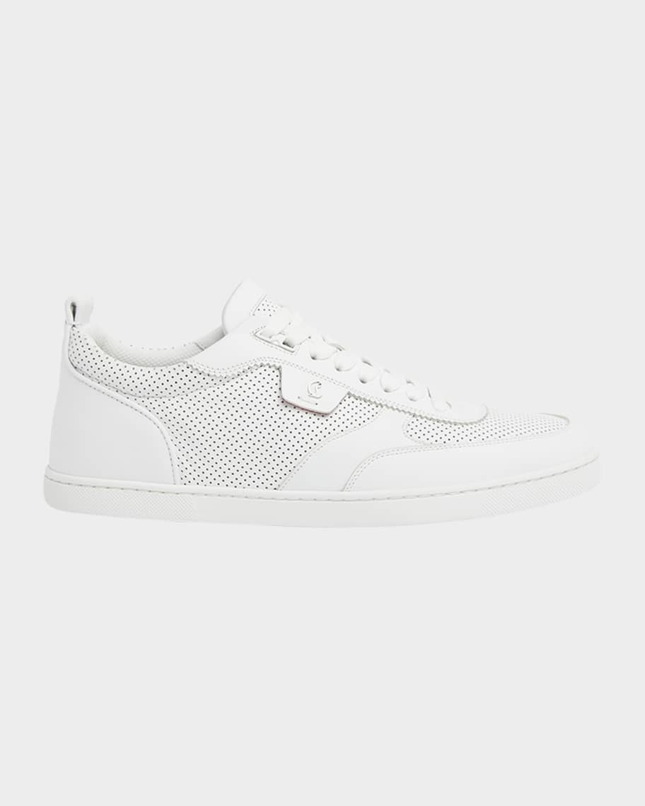 【Christian Louboutin】 Tutti Rui leather sneakers Tutti Rui - Sneakers - Reversed calf leather - Saharienne