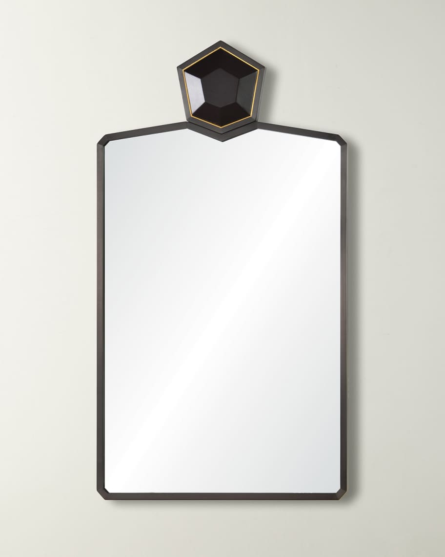 Mirror Home Black Jeweled Wall Mirror | Neiman Marcus
