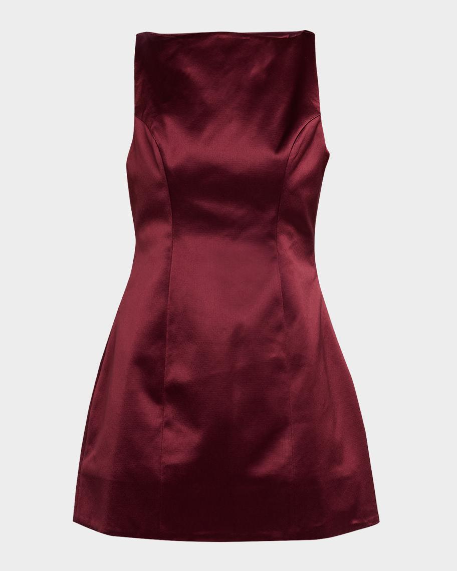 fit and flare wedding dress satin Glamorous Fit-and-Flare Dress