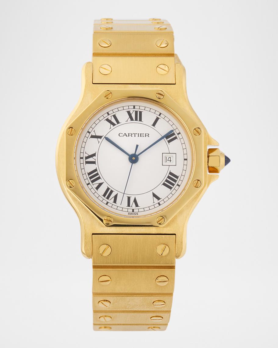 Vintage Watches Cartier Santos Octagon 30mm Vintage 1980s Watch ...