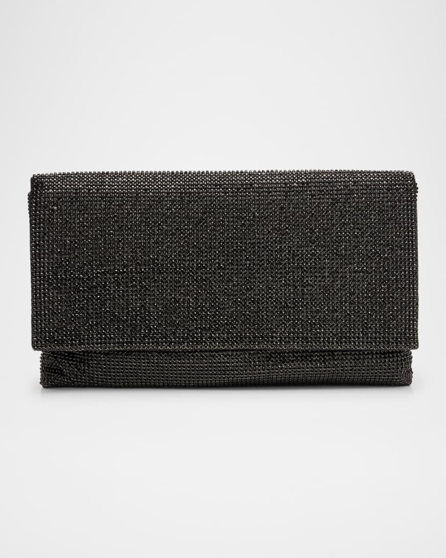 Whiting & Davis Evening Flap Mesh Clutch Bag | Neiman Marcus