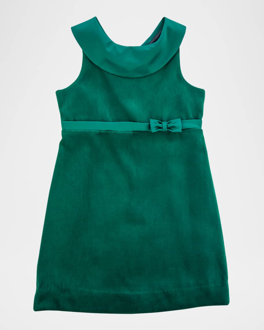green emerald velvet dress Inez Velvet Dress