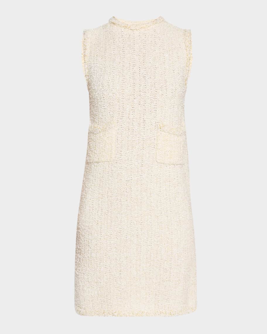ワンピース FABIANA FILIPPI Light cotton sleeveless dress FABIANA FILIPPI Sleeveless Sequin Tweed Mini Dress | Neiman