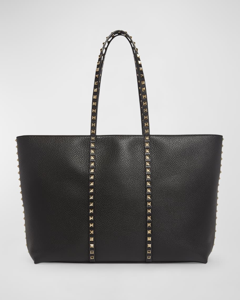 Valentino Garavani Rockstud Medium Leather Tote Bag | Neiman Marcus