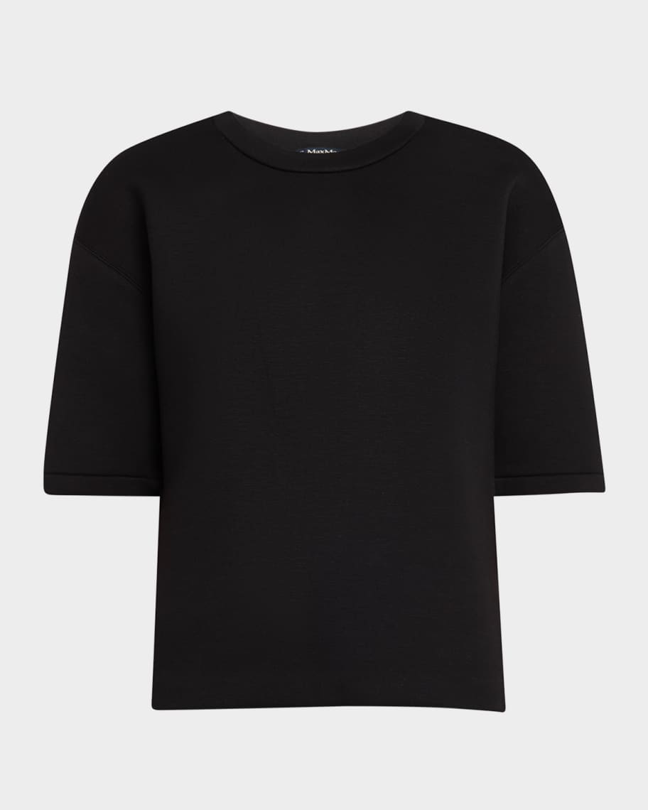Max Mara Tondo Short-Sleeve T-Shirt | Neiman Marcus